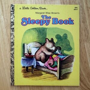 The Sleepy Book Little Golden Book‎ Margaret Wise Brown Garth Williams 1980 VTG